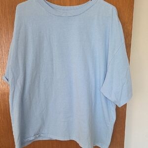 FP Movement by Free People Light Blue Short Sleeve Tee